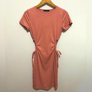 21 Saints Cut Out Short Sleeve Dress